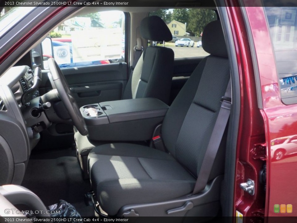 Ebony Interior Front Seat for the 2013 Chevrolet Silverado 2500HD LT Crew Cab 4x4 #70028085
