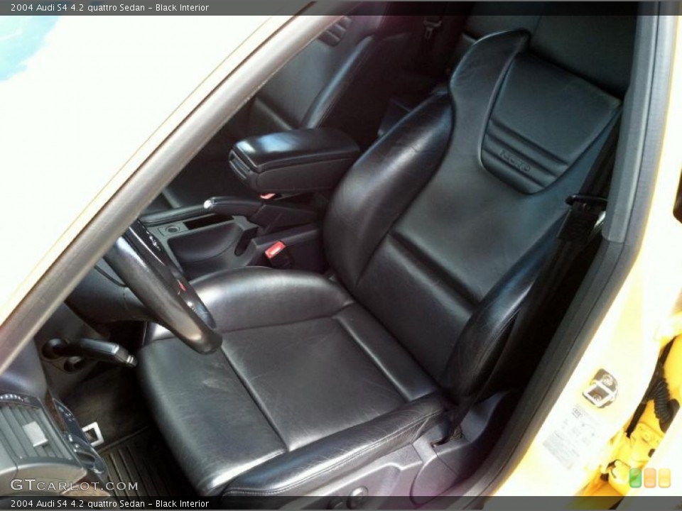 Black Interior Front Seat for the 2004 Audi S4 4.2 quattro Sedan #70029448