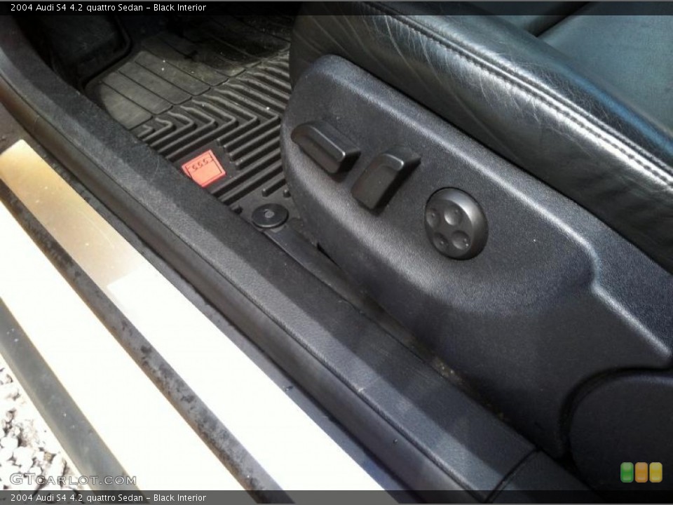 Black Interior Controls for the 2004 Audi S4 4.2 quattro Sedan #70029460