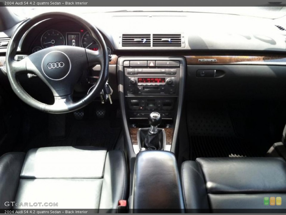 Black Interior Dashboard for the 2004 Audi S4 4.2 quattro Sedan #70029544