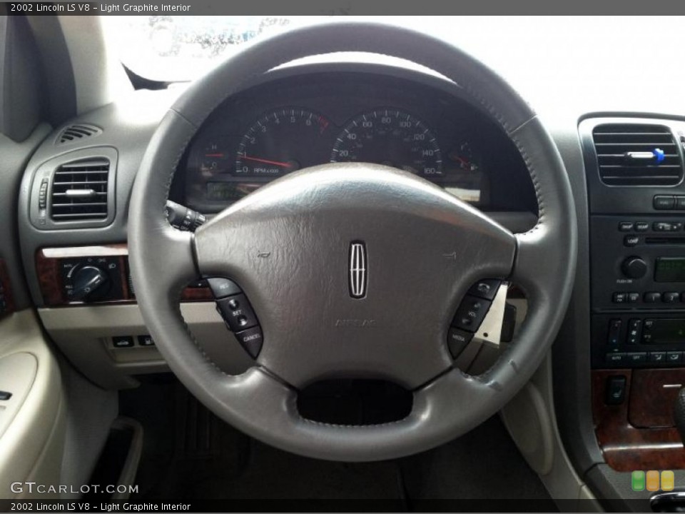 Light Graphite Interior Steering Wheel for the 2002 Lincoln LS V8 #70029907