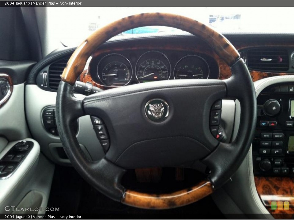 Ivory Interior Steering Wheel for the 2004 Jaguar XJ Vanden Plas #70030401