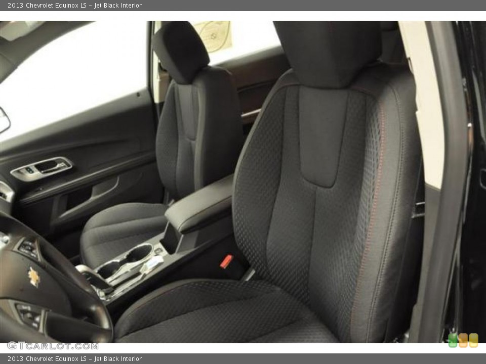 Jet Black Interior Front Seat for the 2013 Chevrolet Equinox LS #70033172