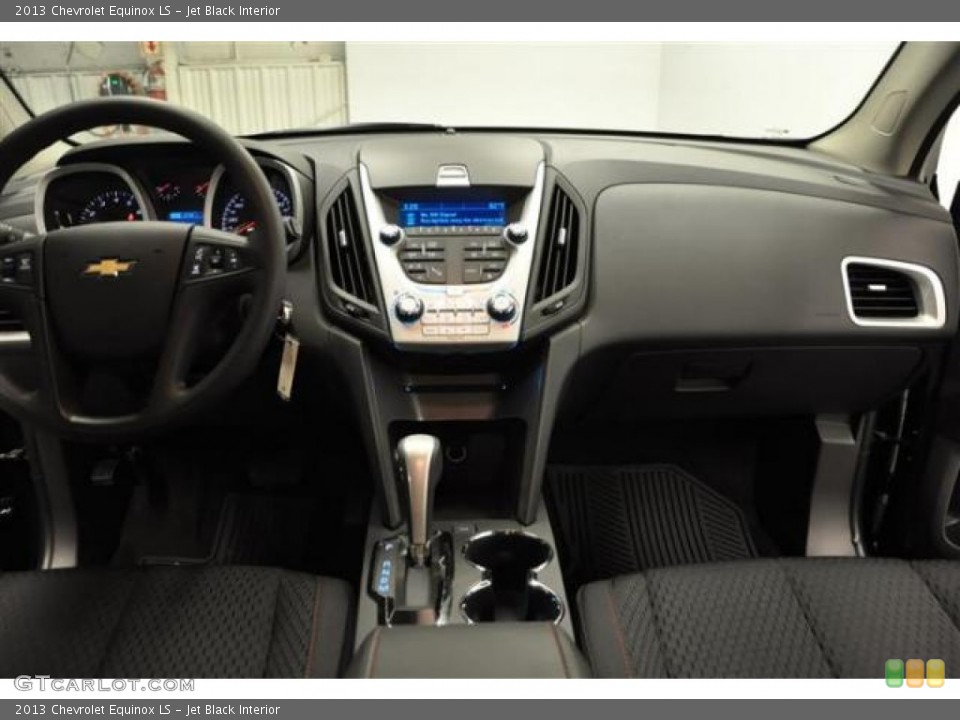 Jet Black Interior Dashboard for the 2013 Chevrolet Equinox LS #70033195