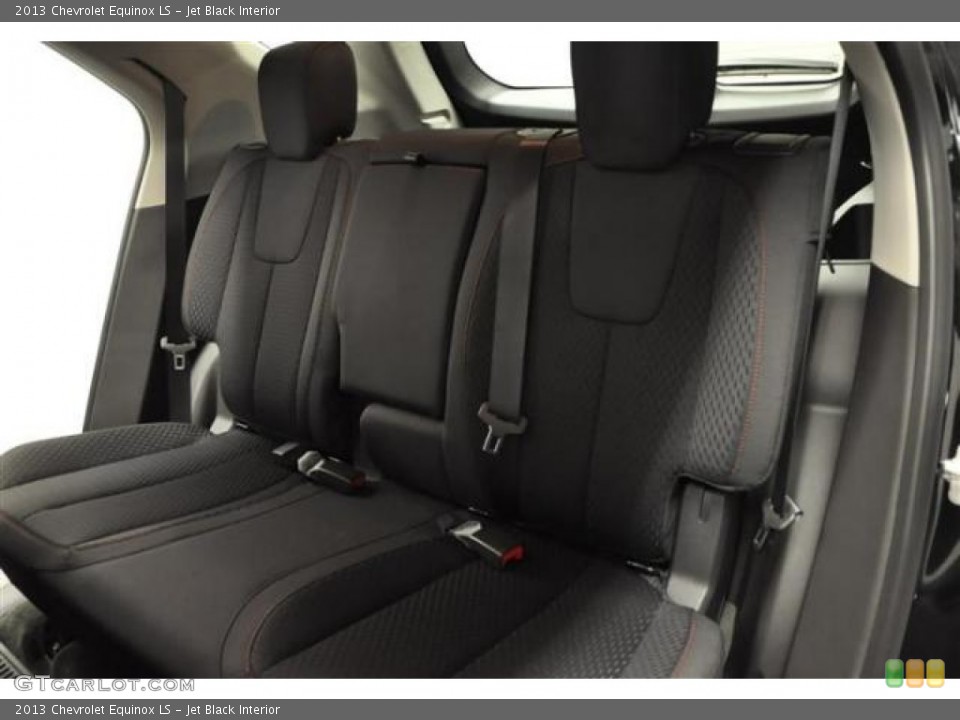 Jet Black Interior Rear Seat for the 2013 Chevrolet Equinox LS #70033338