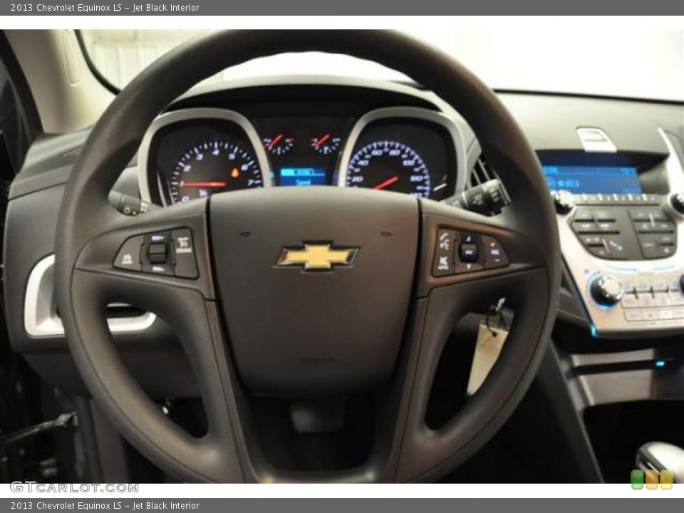 Jet Black Interior Steering Wheel for the 2013 Chevrolet Equinox LS #70033538