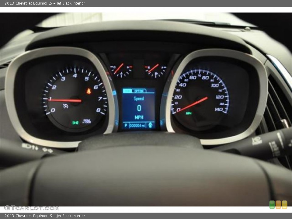 Jet Black Interior Gauges for the 2013 Chevrolet Equinox LS #70033562