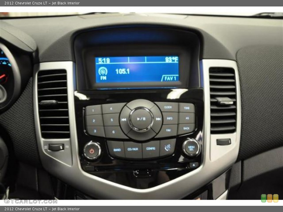 Jet Black Interior Controls for the 2012 Chevrolet Cruze LT #70034203