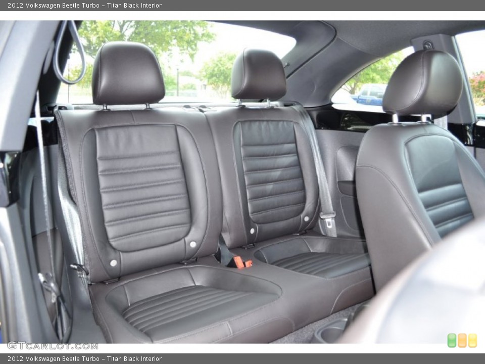 Titan Black Interior Rear Seat for the 2012 Volkswagen Beetle Turbo #70034282