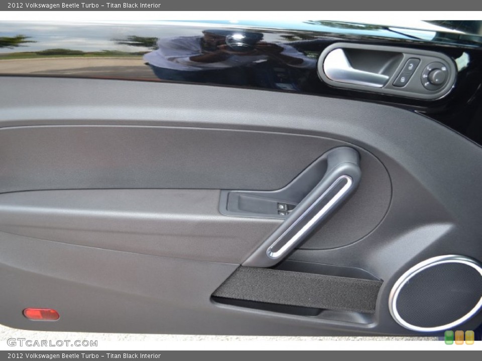 Titan Black Interior Door Panel for the 2012 Volkswagen Beetle Turbo #70034306