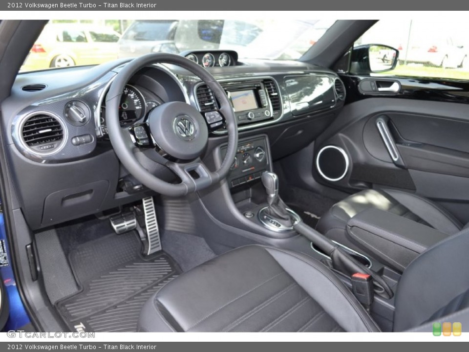 Titan Black Interior Prime Interior for the 2012 Volkswagen Beetle Turbo #70034315