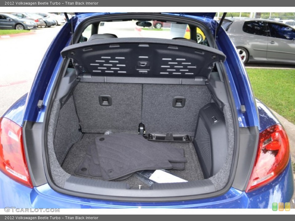 Titan Black Interior Trunk for the 2012 Volkswagen Beetle Turbo #70034382