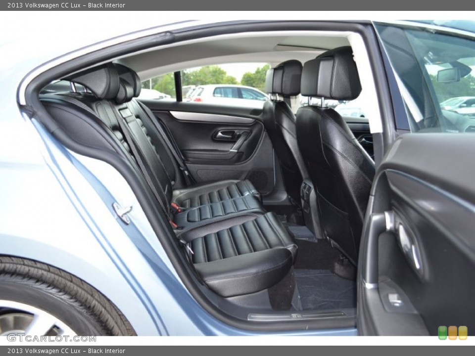 Black Interior Rear Seat for the 2013 Volkswagen CC Lux #70035593