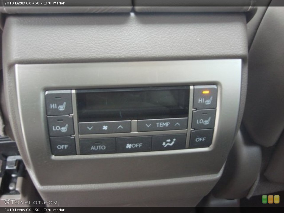 Ecru Interior Controls for the 2010 Lexus GX 460 #70035629