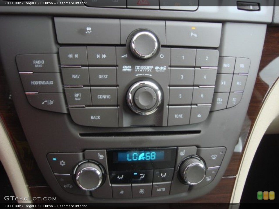Cashmere Interior Controls for the 2011 Buick Regal CXL Turbo #70035981