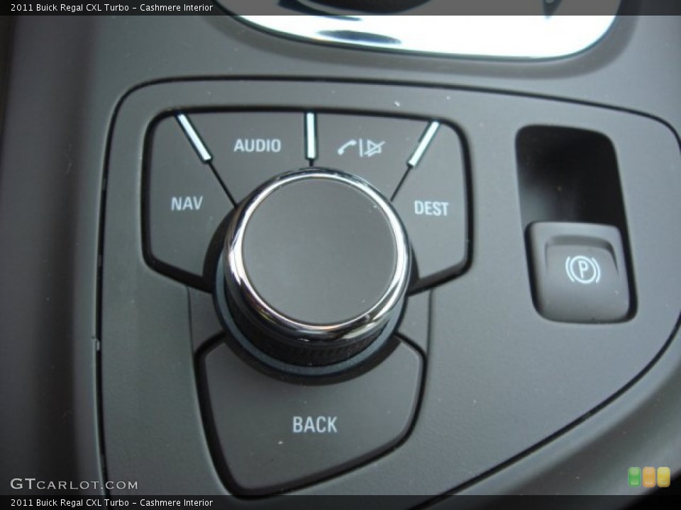 Cashmere Interior Controls for the 2011 Buick Regal CXL Turbo #70035987