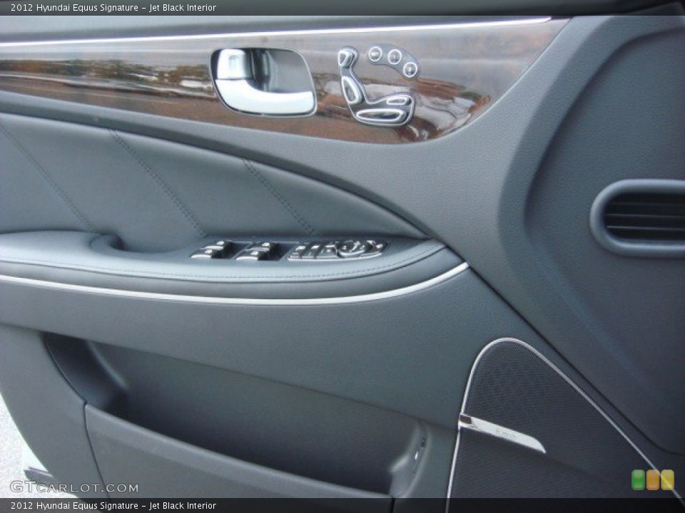 Jet Black Interior Door Panel for the 2012 Hyundai Equus Signature #70036213