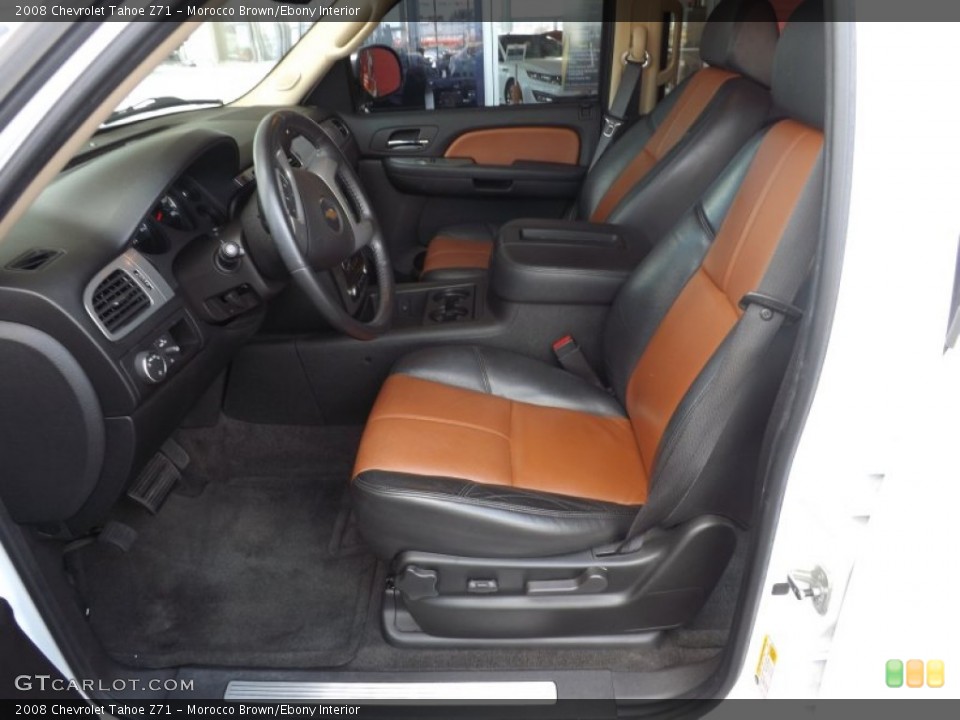 Morocco Brown/Ebony Interior Photo for the 2008 Chevrolet Tahoe Z71 #70036734