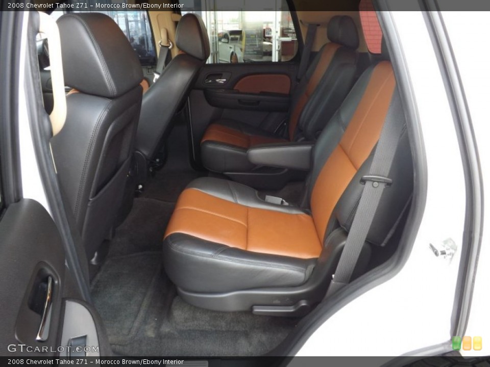 Morocco Brown/Ebony Interior Rear Seat for the 2008 Chevrolet Tahoe Z71 #70036761