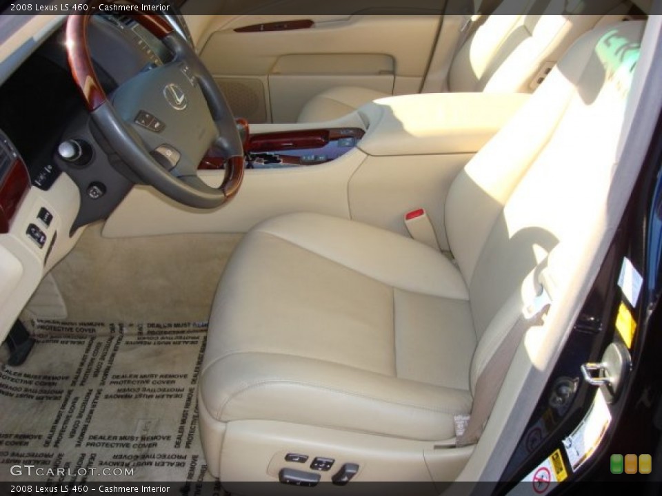 Cashmere Interior Front Seat for the 2008 Lexus LS 460 #70036794