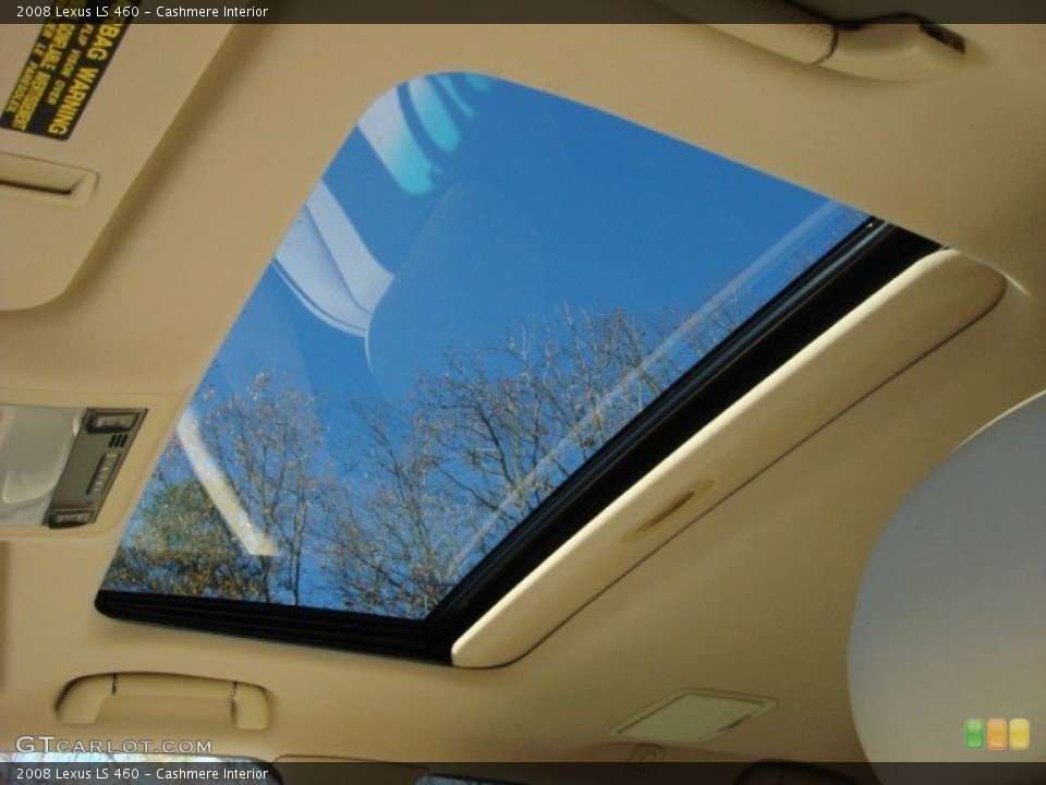 Cashmere Interior Sunroof for the 2008 Lexus LS 460 #70036848
