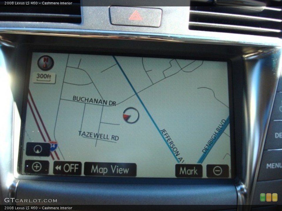 Cashmere Interior Navigation for the 2008 Lexus LS 460 #70036881