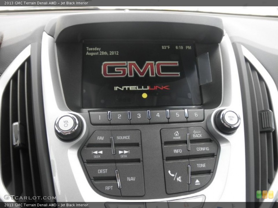 Jet Black Interior Controls for the 2013 GMC Terrain Denali AWD #70037575