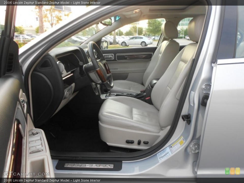 Light Stone Interior Front Seat for the 2006 Lincoln Zephyr  #70044176
