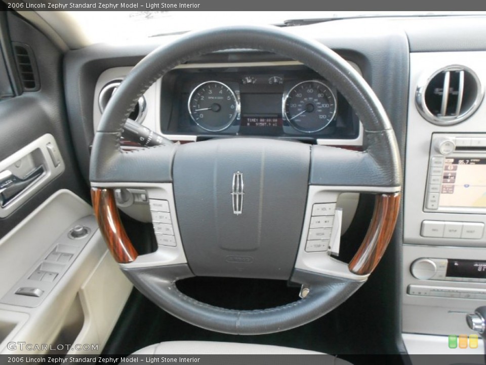 Light Stone Interior Steering Wheel for the 2006 Lincoln Zephyr  #70044284