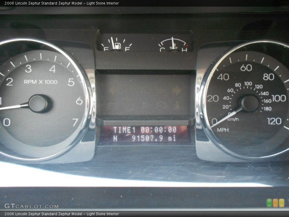Light Stone Interior Gauges for the 2006 Lincoln Zephyr  #70044352
