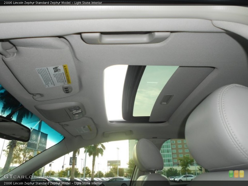Light Stone Interior Sunroof for the 2006 Lincoln Zephyr  #70044398