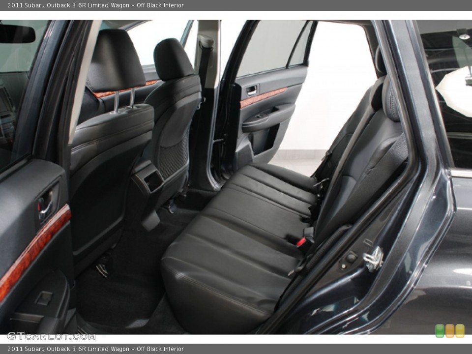 Off Black Interior Rear Seat for the 2011 Subaru Outback 3.6R Limited Wagon #70048336