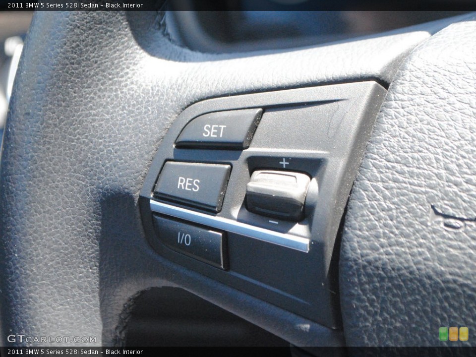 Black Interior Controls for the 2011 BMW 5 Series 528i Sedan #70048445