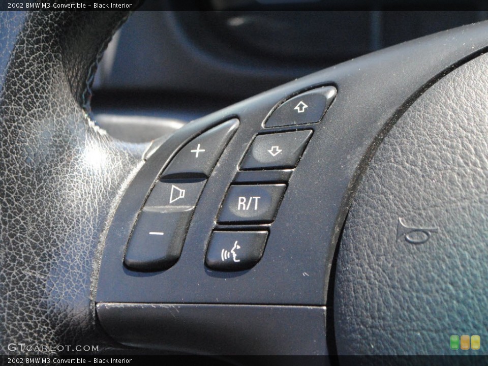 Black Interior Controls for the 2002 BMW M3 Convertible #70049129