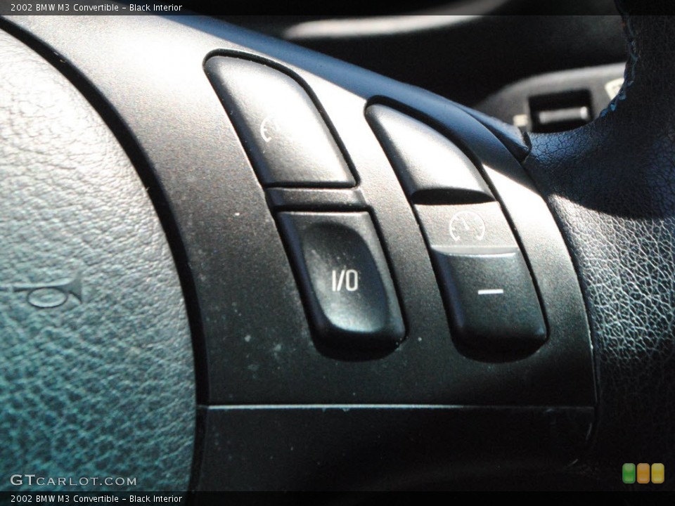 Black Interior Controls for the 2002 BMW M3 Convertible #70049140