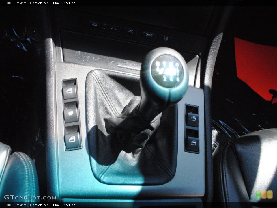Black Interior Transmission for the 2002 BMW M3 Convertible #70049168