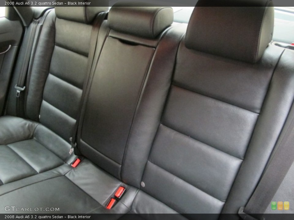 Black Interior Rear Seat for the 2008 Audi A6 3.2 quattro Sedan #70049479