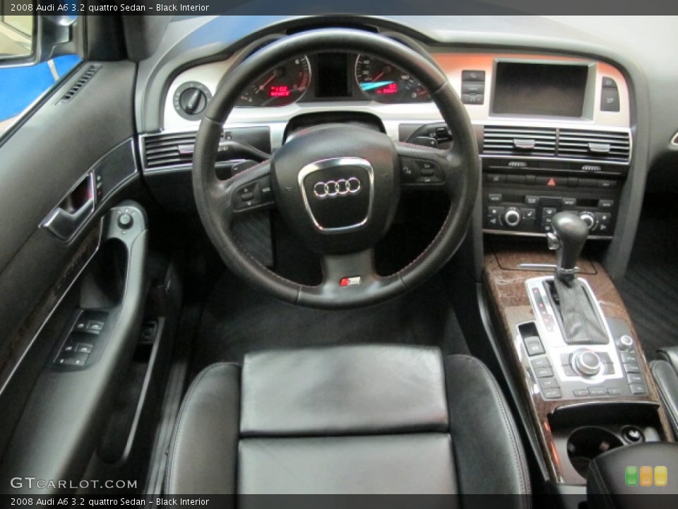 Black Interior Dashboard for the 2008 Audi A6 3.2 quattro Sedan #70049545