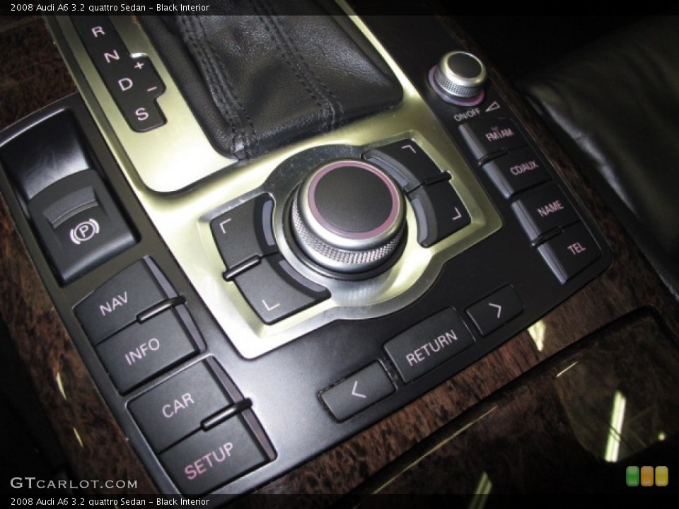Black Interior Controls for the 2008 Audi A6 3.2 quattro Sedan #70049625