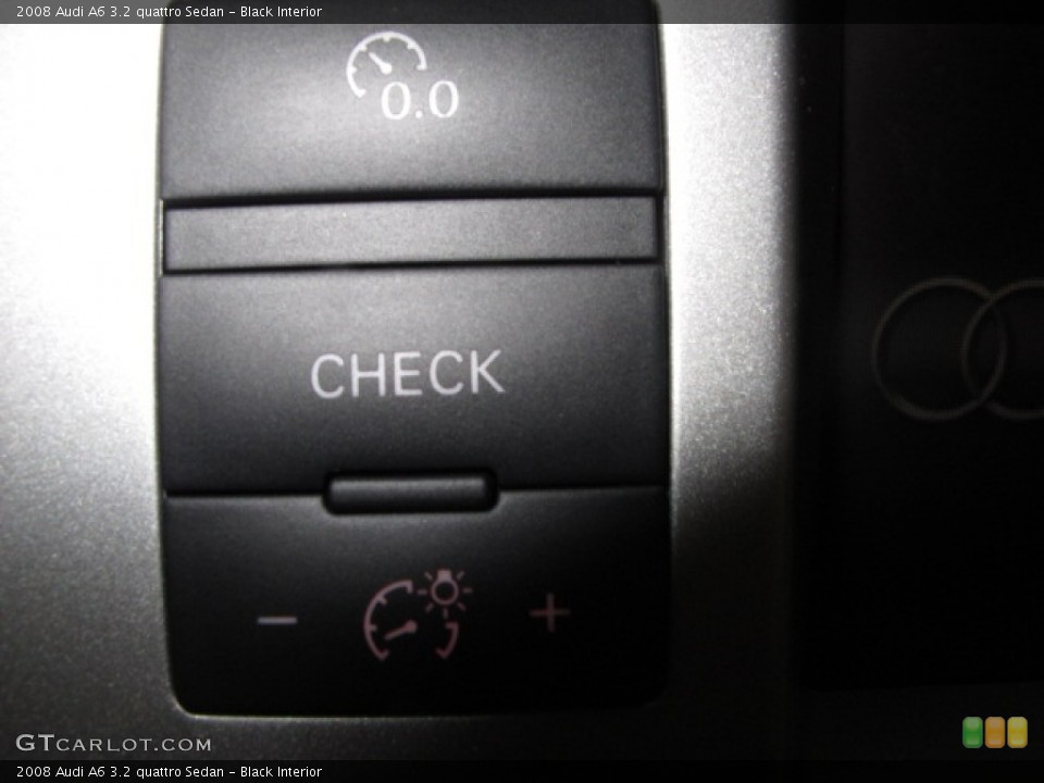 Black Interior Controls for the 2008 Audi A6 3.2 quattro Sedan #70049632