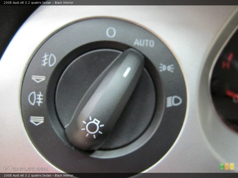 Black Interior Controls for the 2008 Audi A6 3.2 quattro Sedan #70049705