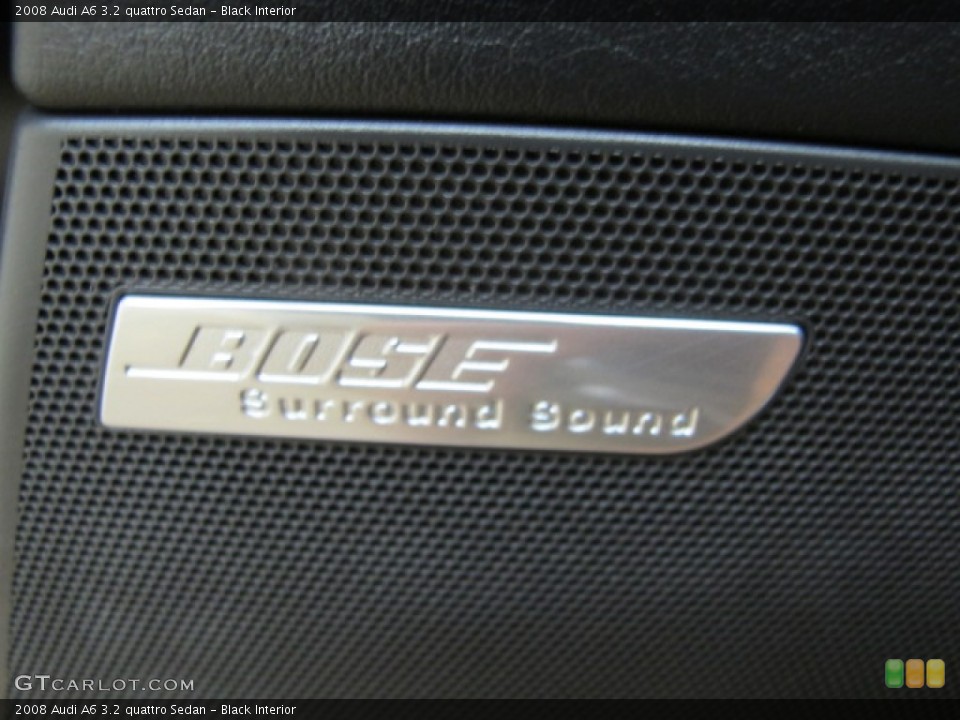 Black Interior Audio System for the 2008 Audi A6 3.2 quattro Sedan #70049713