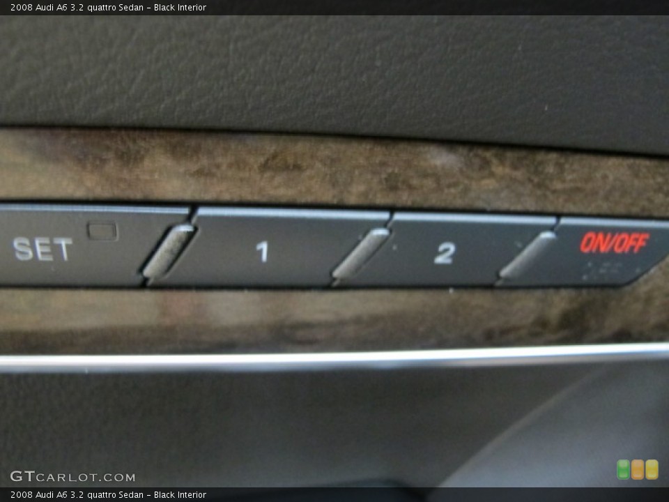 Black Interior Controls for the 2008 Audi A6 3.2 quattro Sedan #70049723
