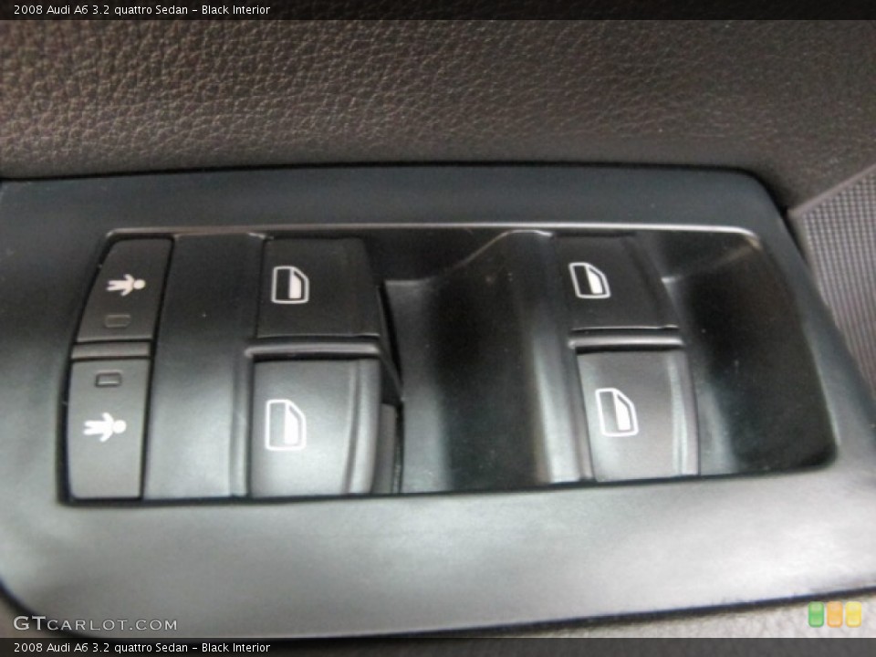 Black Interior Controls for the 2008 Audi A6 3.2 quattro Sedan #70049735