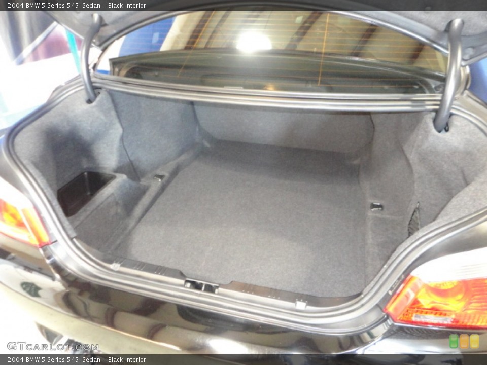 Black Interior Trunk for the 2004 BMW 5 Series 545i Sedan #70050036