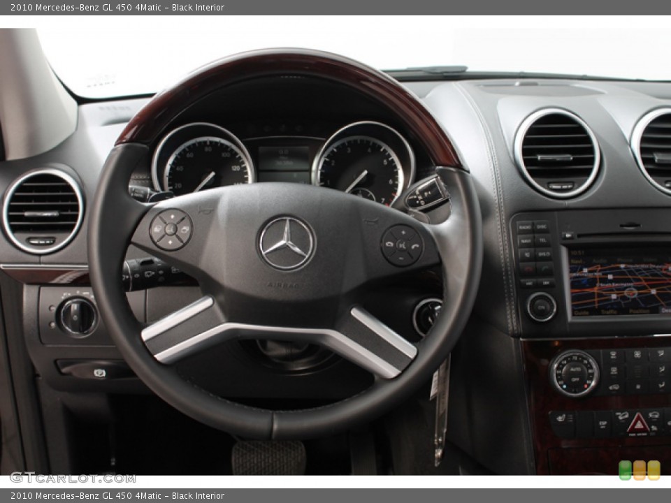 Black Interior Steering Wheel for the 2010 Mercedes-Benz GL 450 4Matic #70050107