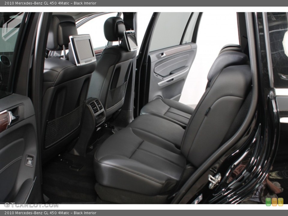 Black Interior Rear Seat for the 2010 Mercedes-Benz GL 450 4Matic #70050247