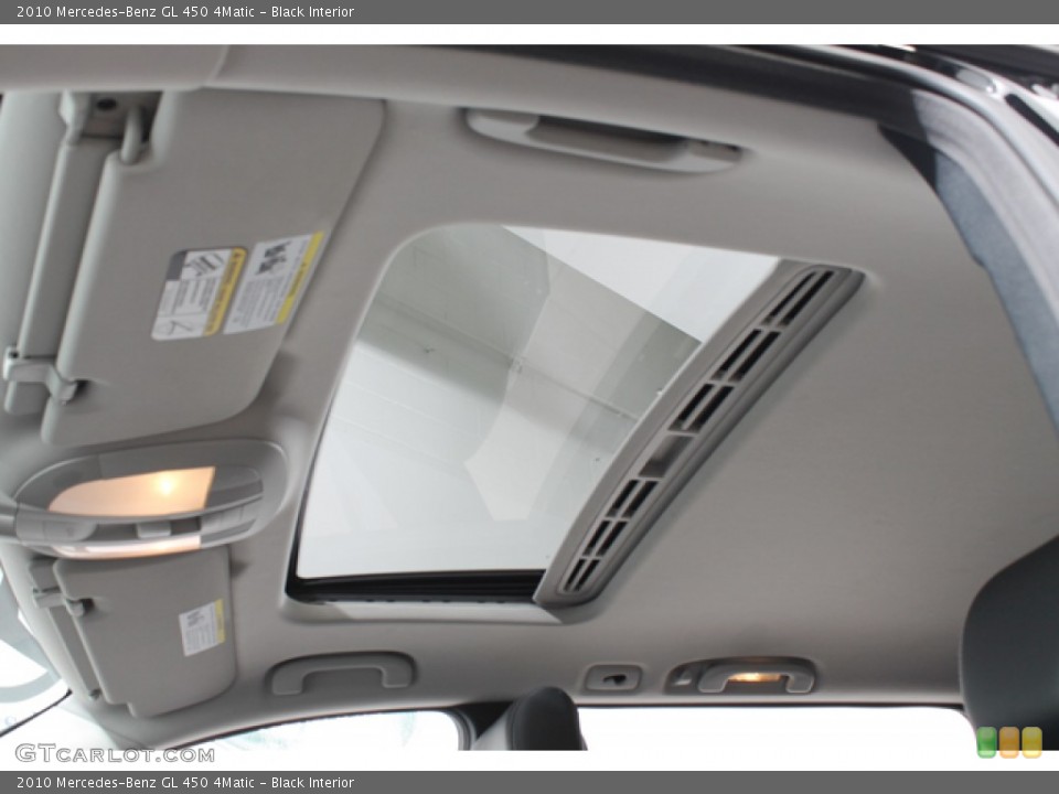 Black Interior Sunroof for the 2010 Mercedes-Benz GL 450 4Matic #70050326