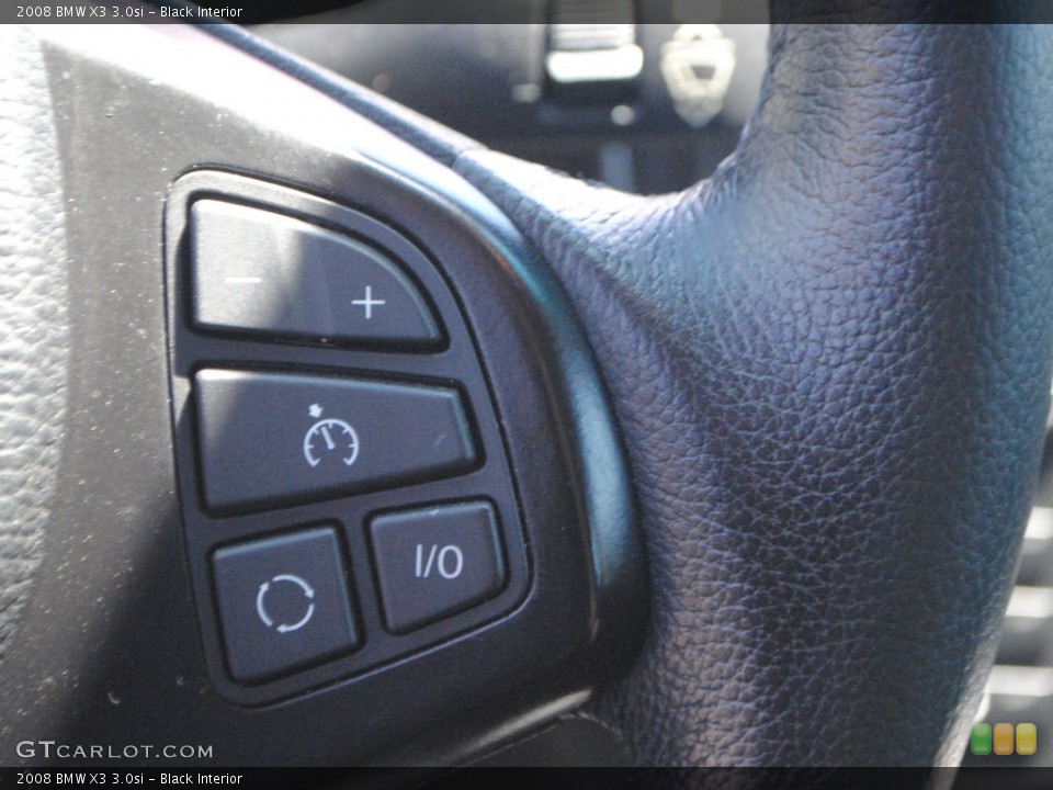 Black Interior Controls for the 2008 BMW X3 3.0si #70050418