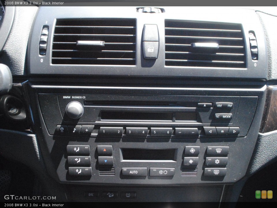 Black Interior Controls for the 2008 BMW X3 3.0si #70050432